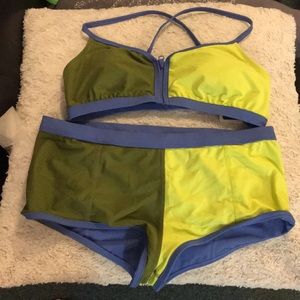 NWT high waisted roxy bikini
